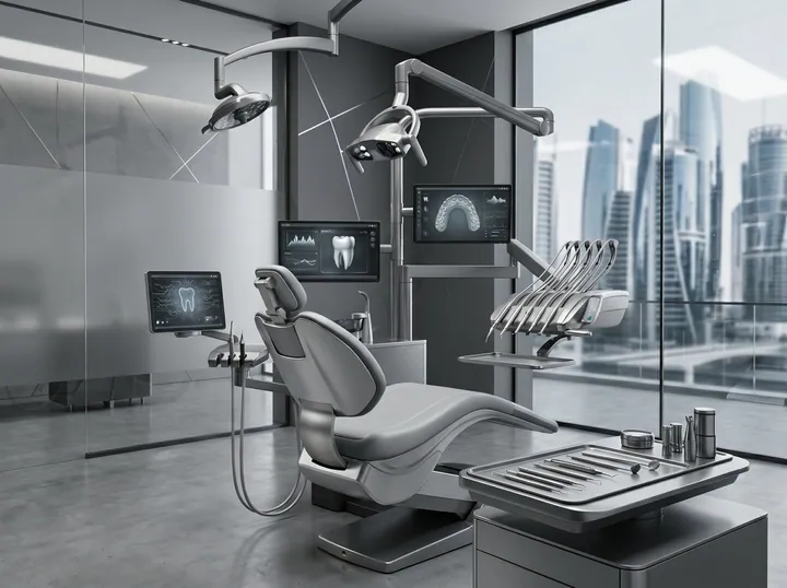 Modern treatment room at AMDC
